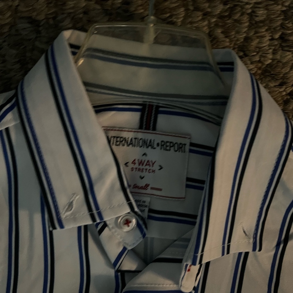 Men’s Striped Button Up